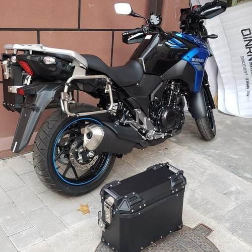 AYAY摩托车边箱适用铃木边架DL250/GW250铝合金三箱两侧箱支架