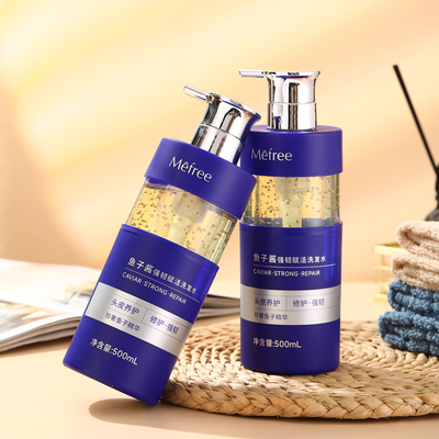 包邮沃尔玛Mefree鱼子酱强韧赋活洗发水护发素滋养发根防断修护