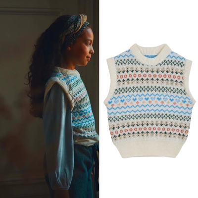 【Joanna麻麻】Emile et ida 23秋冬女童针织马甲背心上衣