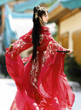 凤台曲原创汉服十二花神系（帝姬）魏晋南北朝晋制刺绣汉服女