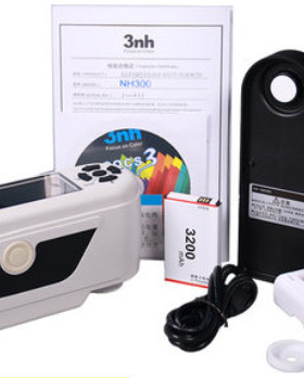3nh/三恩驰NH300/310便携式色差仪调色配色高精度电脑分光测色仪