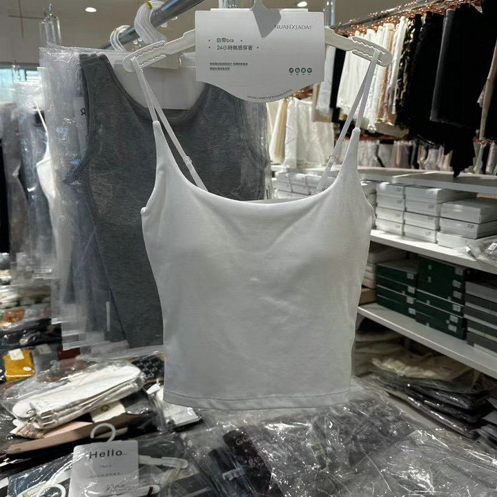 HELLO702正品一字领美背抹胸