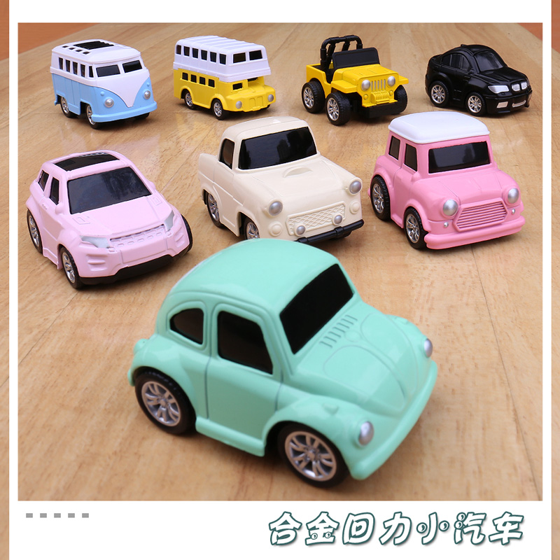 玩具模型1-2-3男孩女孩回力车