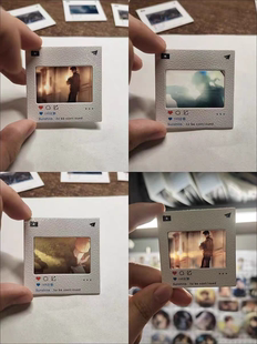 反转胶片定制 光影片学生便宜创意礼品 毕业照片刻名字定制钥匙扣