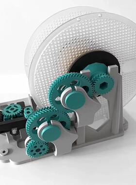 3D耗材卷线器3D打印耗材卷线机手摇电动耗材绕线器拓竹手摇卷料器