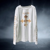 德单E@MP杀手乐队Slayer金十字架摇滚朋克街头重金属长袖 T恤