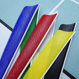 弓箭羽毛 真羽火鸡羽 纯碳木箭铝箭杆羽翼水滴遁形左右箭羽片配件