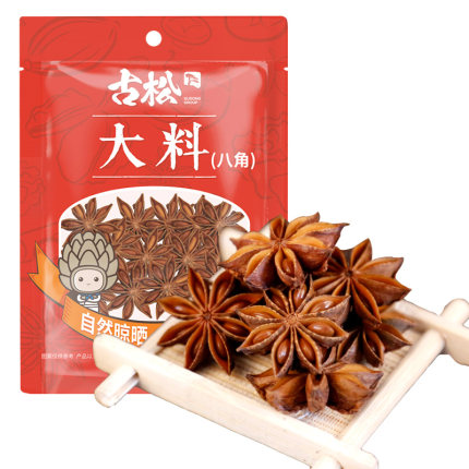 古松大料(八角)30g/袋八角香料调味料家用炒菜炖肉卤料调味料