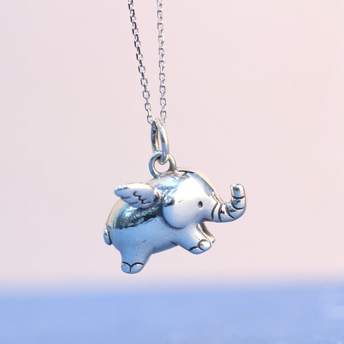 小飞象吊坠手链卡通饰品配件