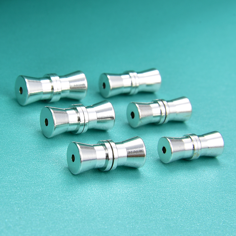 s925cnc螺丝扣大号小号DIY银饰