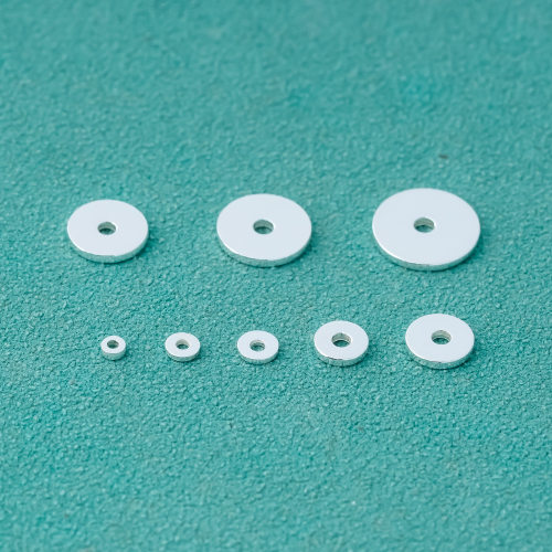 s925纯银素银光面圆形垫片隔片diy文玩手串配件3mm4mm5mm6mm8mm