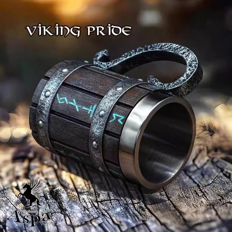 vikingtankard角色复古个性酒杯
