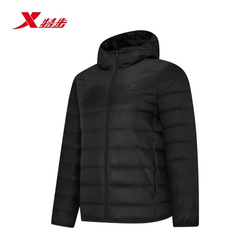 特步跑步系列羽绒服男2026冬季款