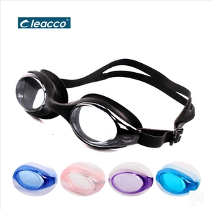 男女鼻梁一体游泳眼镜 力酷SG4200泳镜防雾防水泳镜 Leacco 正品