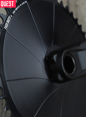 全封闭3钉速联直装越野公路gravel正负齿单盘3mm偏心PassQuest