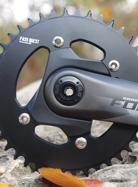 正品PASS QUEST 速联force107bcd axs公路车盘片正负齿单盘自行车