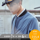 潮流棒球领长袖 新品 蓝色夹克 韩版 GXG男装 181121186 春季 男士