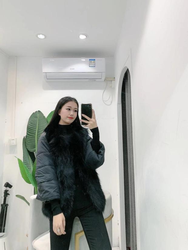 狐狸毛皮草马甲女中长款背心貉子毛马甲时尚皮毛一体坎肩女特价
