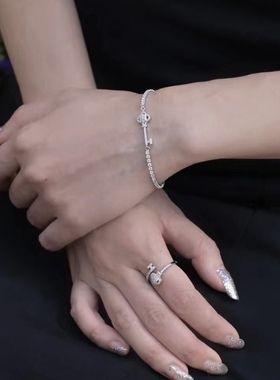 【张旖珂同款】JollyMolly小众设计师925银礼物个性钥匙系列戒指