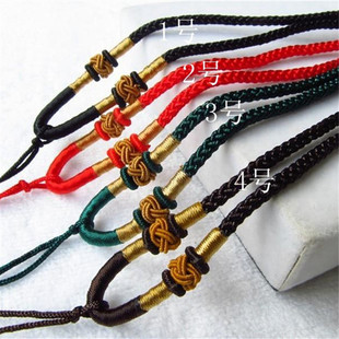红项链绳纯线挂绳菠萝结绳子吊坠绳颈绳黑色项链绳手工编织绳红绳