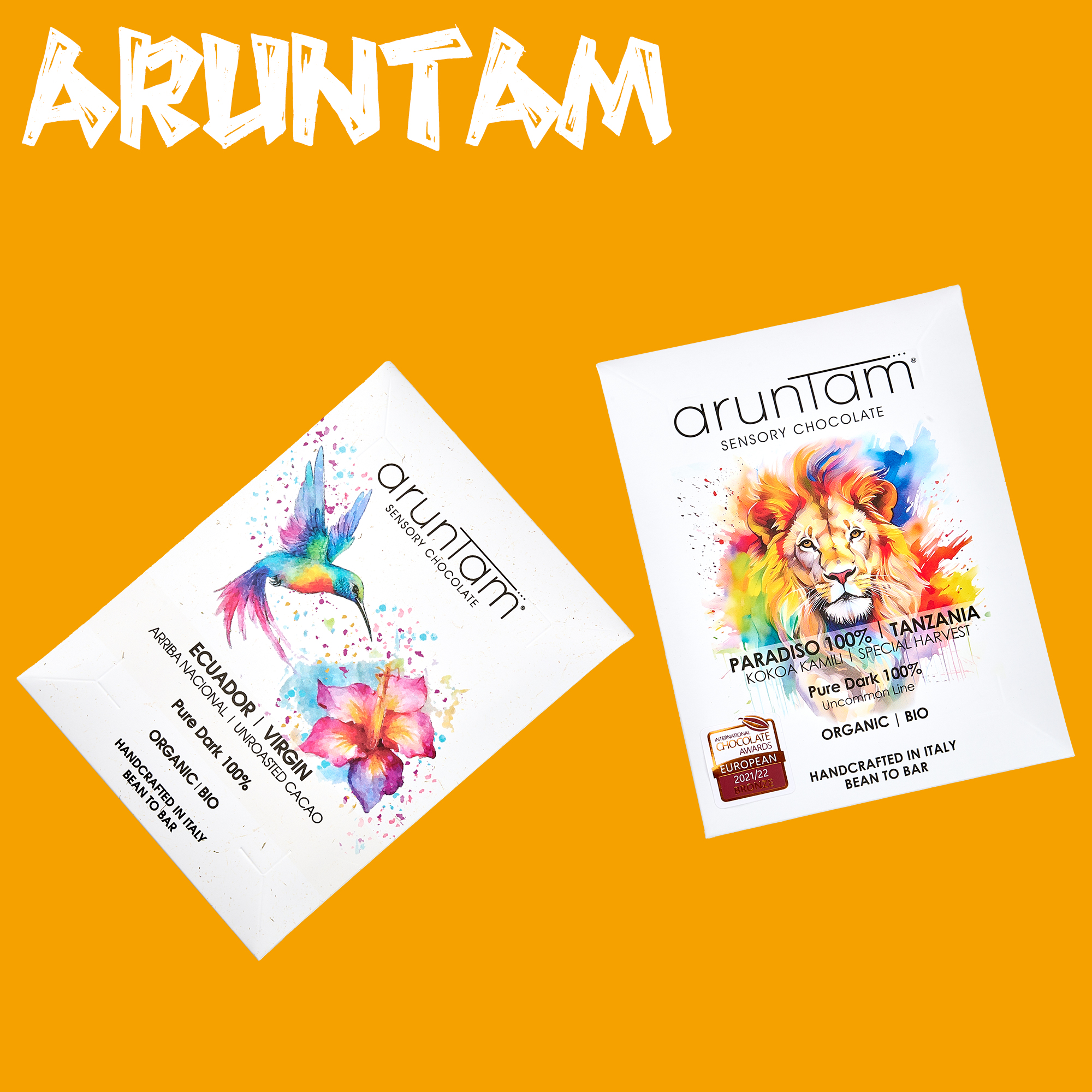 意大利Aruntam无糖黑巧克力