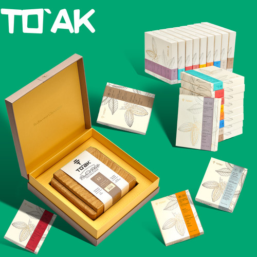 厄瓜多尔进口TOAK高端鼎奢黑巧克力酒桶陈化礼盒纯可可脂零食稀有