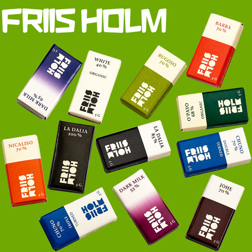 Friisholm黑巧克力散装纯可可脂