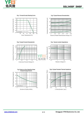 SSL345BF SMBF低压降肖特基二极管电流3A45V品牌