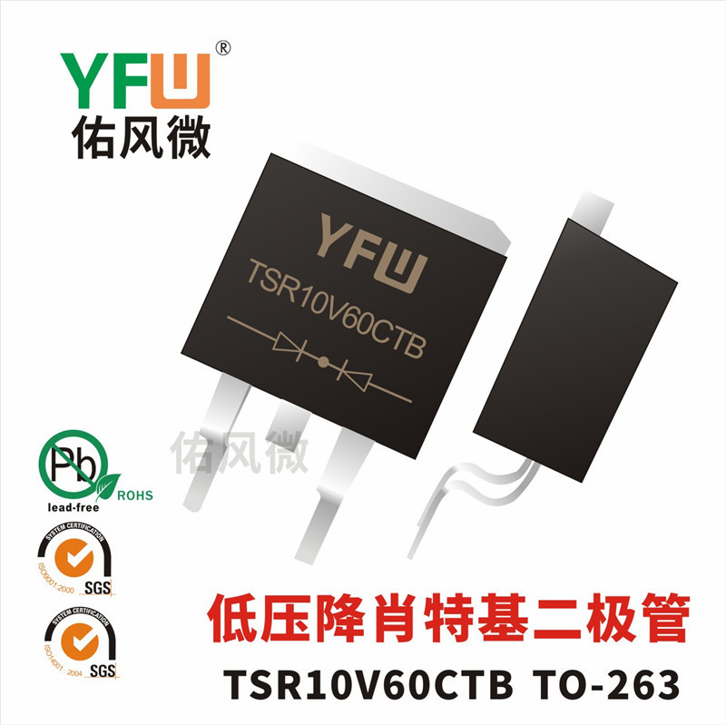 TSR10V60CTB TO-263低压降肖特基二极管 品牌