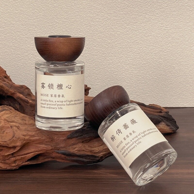 藤条香薰仿古原木风檀香清新空气
