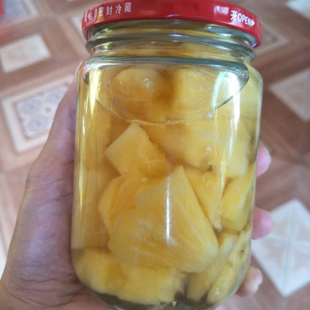 零食水果特产湛江菠萝罐头 香水菠萝 纯冰糖自家菠萝罐头现在新鲜
