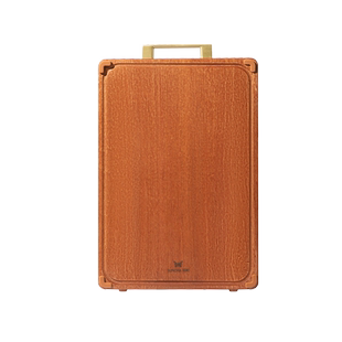 双枪菜板乌檀木整木砧板防滑抗菌防霉实木切菜板家用案板粘板大号