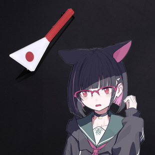 漂流假发 cos发夹 杏山和纱蔚蓝档案 亚克力配饰碧蓝档案发卡发饰