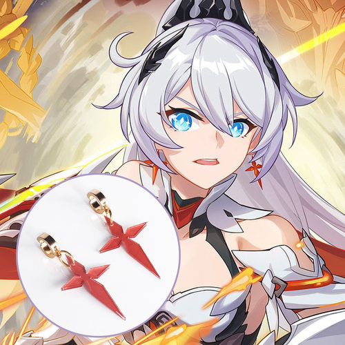 漂流假发薪炎之律者cos耳夹