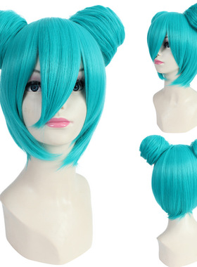 漂流假发 Cos假发 Vocaloid初音 Miku浴衣ver绿色 兔女郎白兔ver