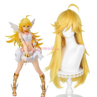 漂流假发 带吊袜带的天使 Panty 潘迪长金发角色扮演假发