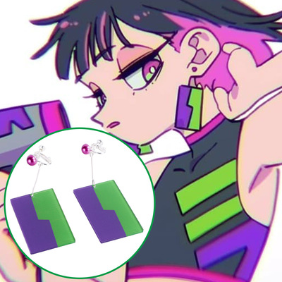 漂流假发真夜中COSplay道具耳饰