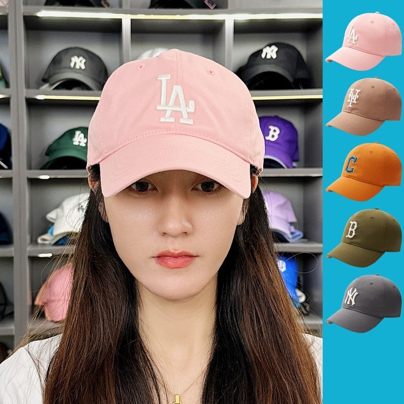 帽子鸭舌帽MLB棒球帽弯檐男女