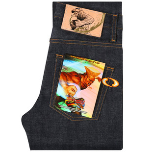 【现货清仓】加拿大Naked Famous街霸2 Guile 12.5oz赤耳牛仔裤