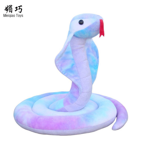 媚巧蛇公仔PP棉可爱眼镜蛇新品