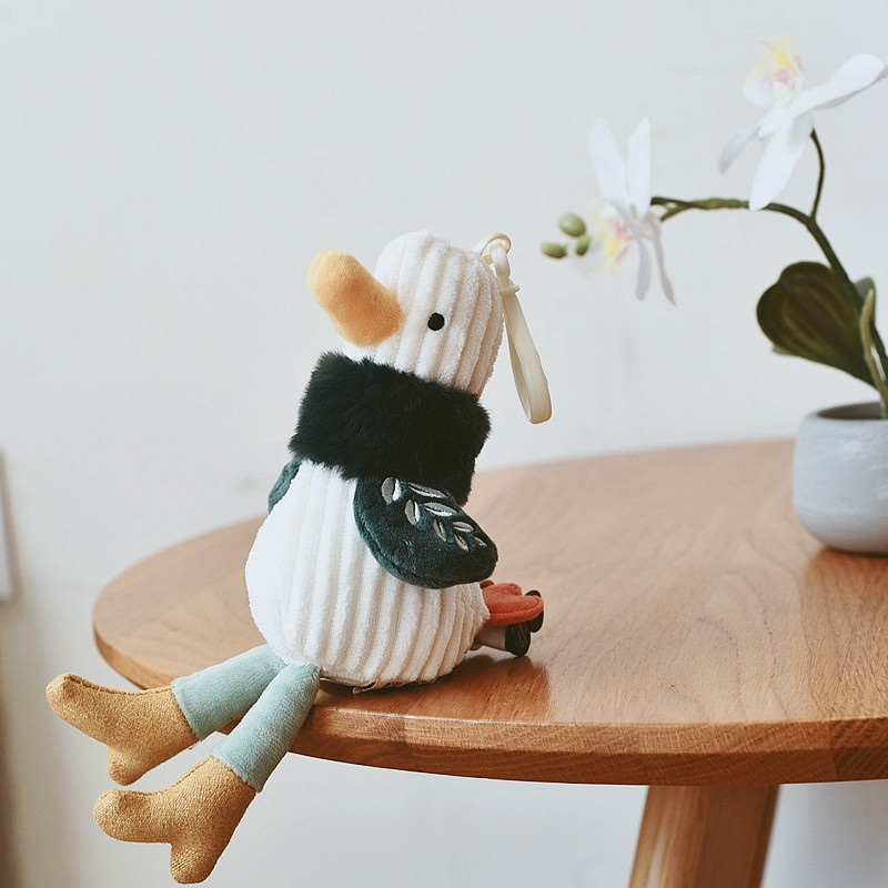 毛绒卡通男女情侣学生背包挂饰书包挂件ins玩偶小饰品吊饰加油鸭