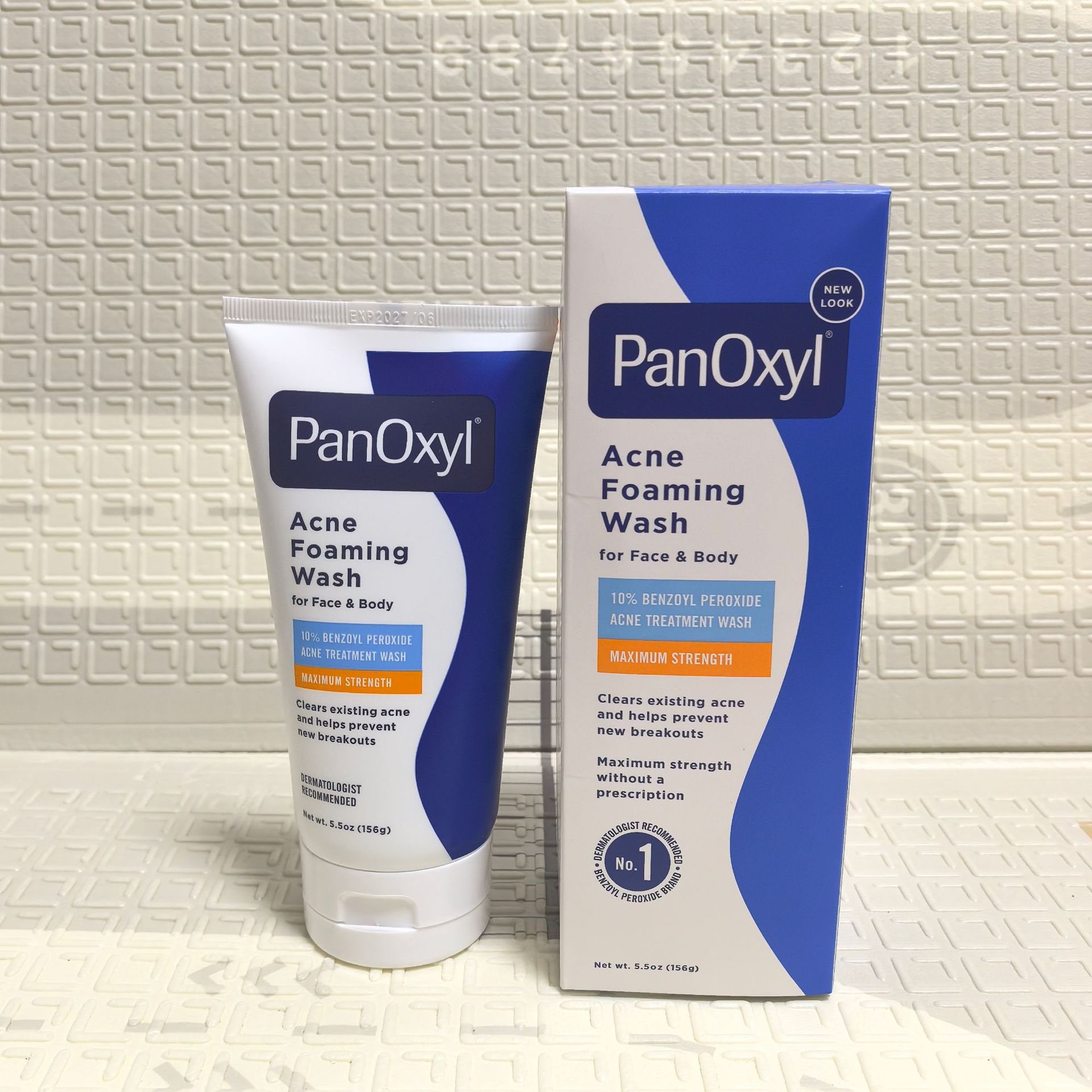 跨境新版PanOxyl10%过氧化苯甲酰祛痘泡沫洗面奶祛痘泡沫洁面乳4%