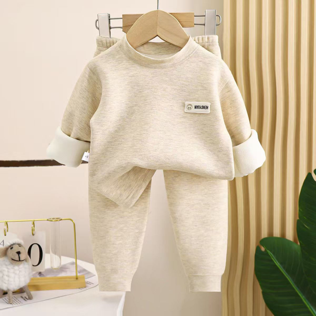 儿童保暖套装加绒加厚秋冬新款宝宝打底内衣中童秋衣秋裤小童套装,童装/婴儿装/亲子装,内衣套装,淘宝优惠券,粉丝福利购,淘宝优惠卷