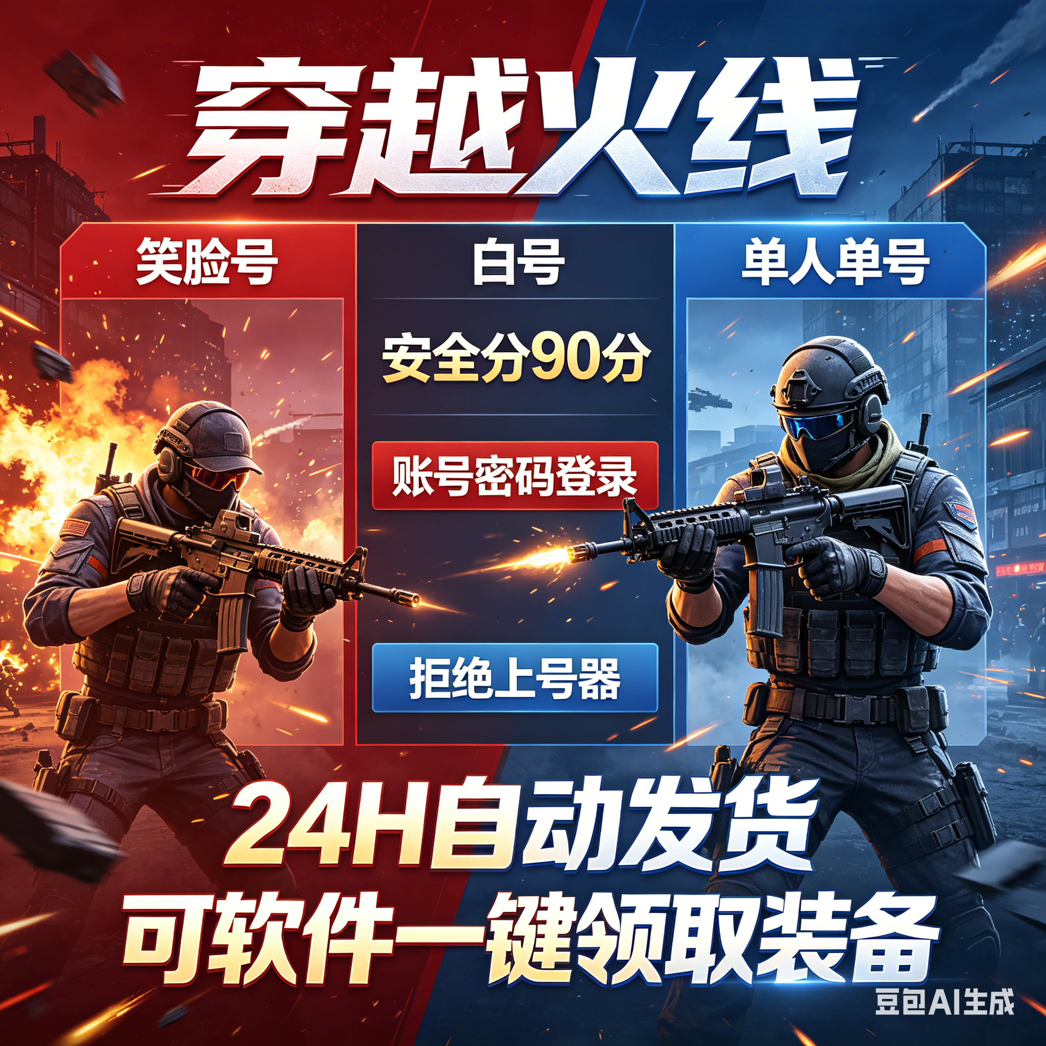 穿越火线CF游戏白号腾讯游戏小号下机账号端游wegame临时号qq飞车