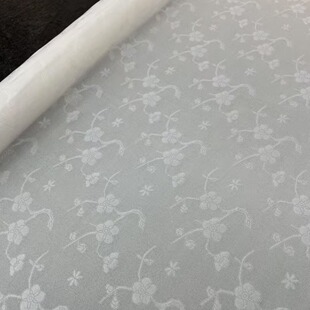 新款胡德银四经绞萝真丝丝绸面料0.1米链接