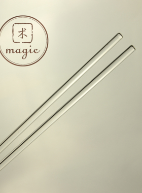手工皂材料高品质玻璃棒玻璃搅拌耐腐蚀棒圆头加粗 2根装 30CM长