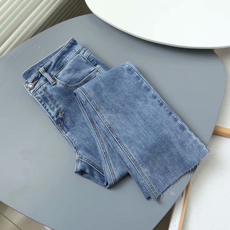 巨显瘦舒适藏肉弹力棉毛边脚口