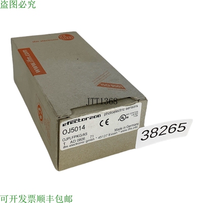 原装供应易福门电子 OJ5014 光电传感器 OJPLFPKG/AS