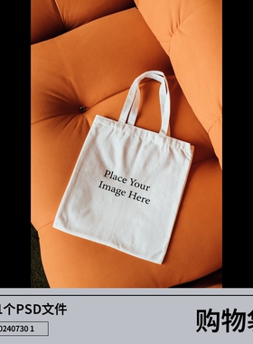 Ppsd效果素材喵VIS购物袋手提袋展示素材智能品牌设计