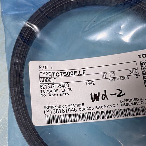 TC7S00F,LF SOT353【索特尔电子芯片商城】原装可直拍